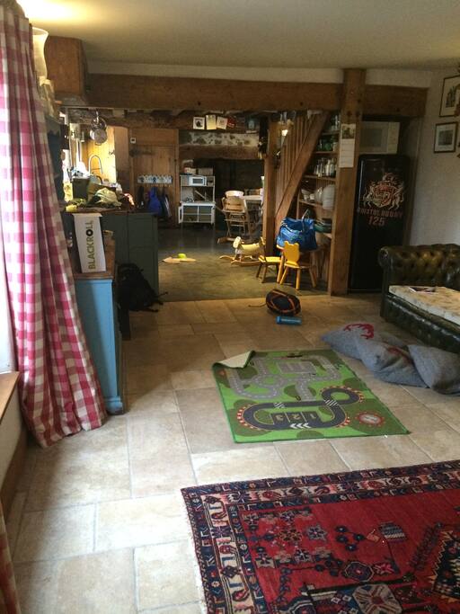 open plan most of downstairs