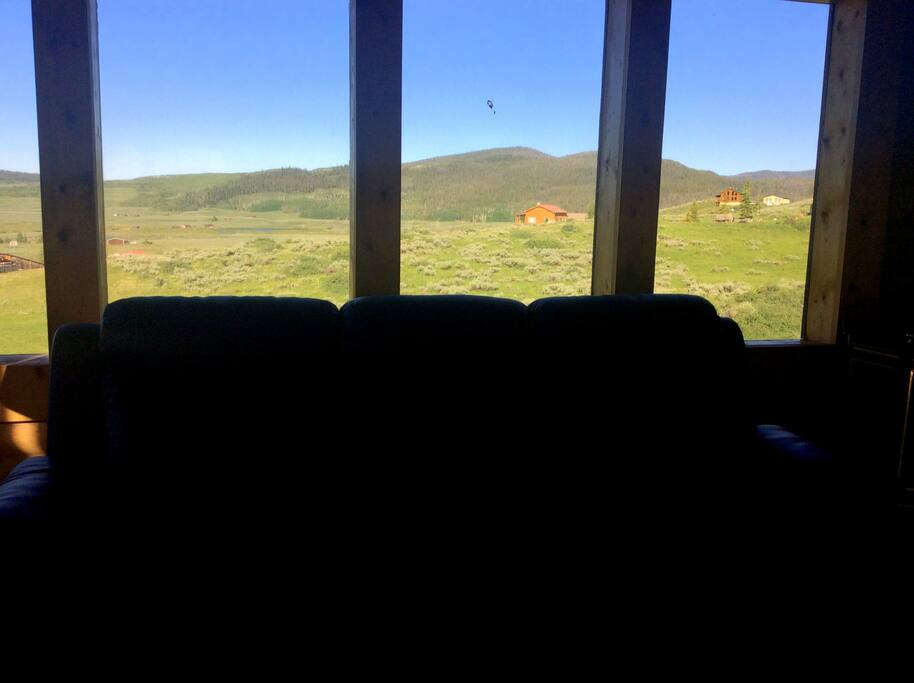 View out living room window.