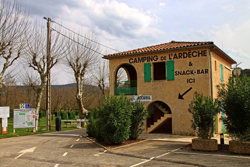 Eingangsbereich Campingplatz