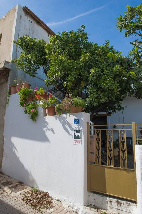The main entrance