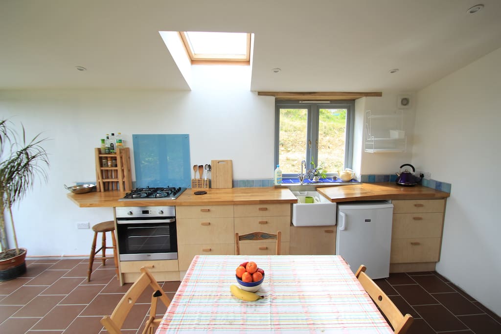 Well equipped kitchen with plenty of space.