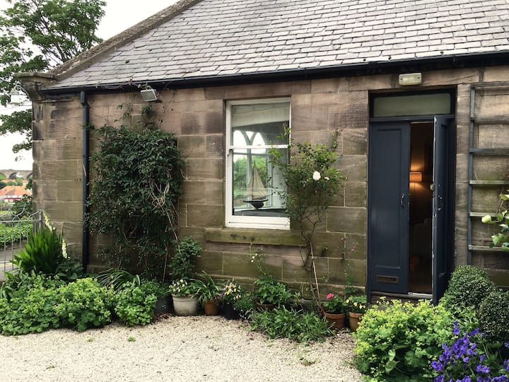 Berwick upon Tweed ,Bankhill Cottage by the river.