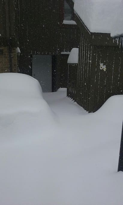 Front Entrance Right After A Big Snow!