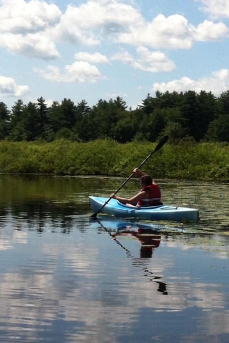 ... kayaking,