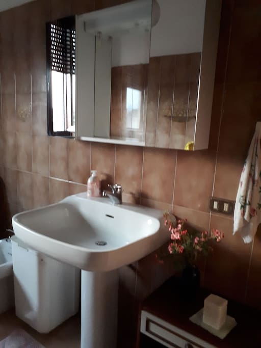 bagno molto curato