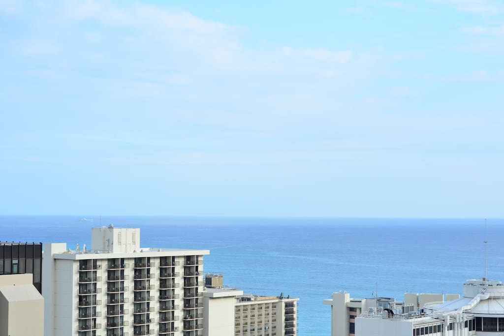 High above everyone from the 31st floor.