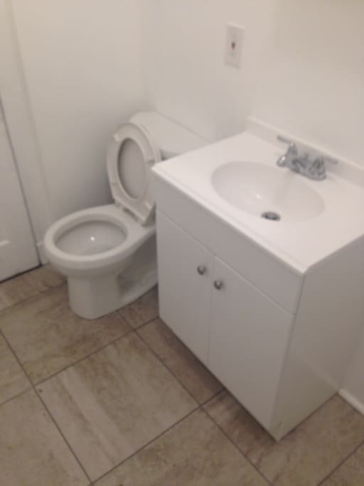 Clean bathroom