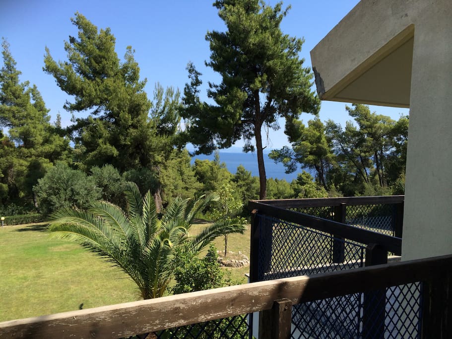 View from the bedroom's balcony