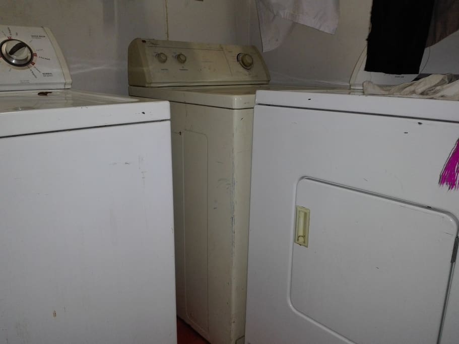 Laundry room machinery