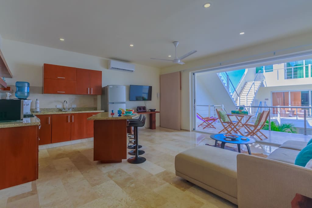 living area - open floor concept