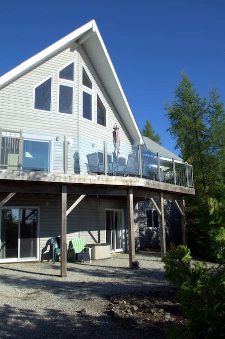 Deck facing water