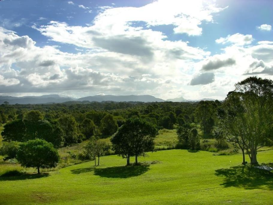 View of Mt Warning from the verandas
