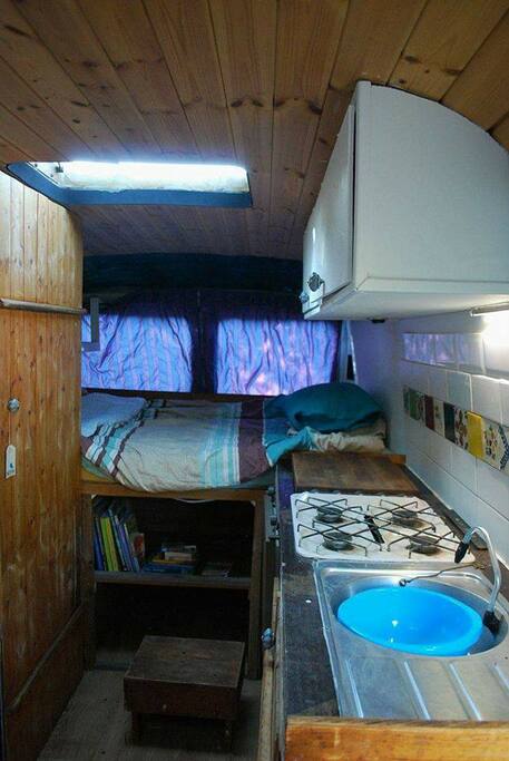 Double bed at far end