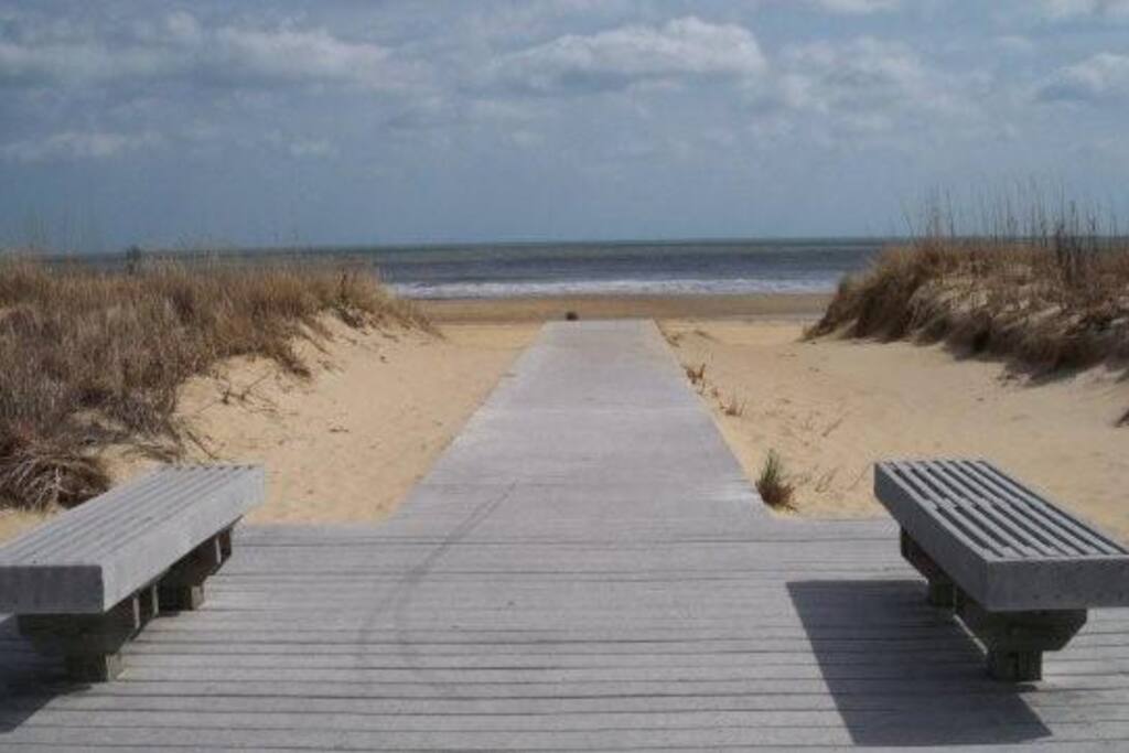 73 Street Beach Entrace...Steps from the house...no streets to cross