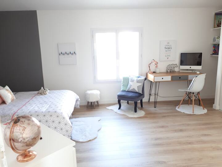 Bedroom 3. 1 double bed (140 x190)