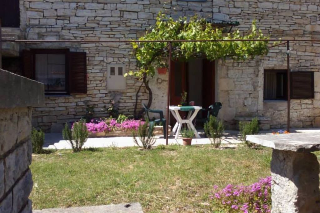 Outside area for relaxation