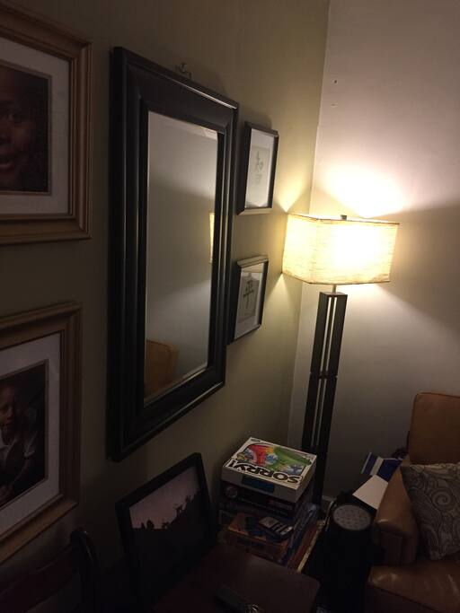 Wall adjacent to 1st Living Room Couch