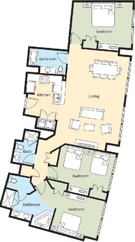 BREATHTAKING 3BR Presidential Suite Desert Blue gallery image 5