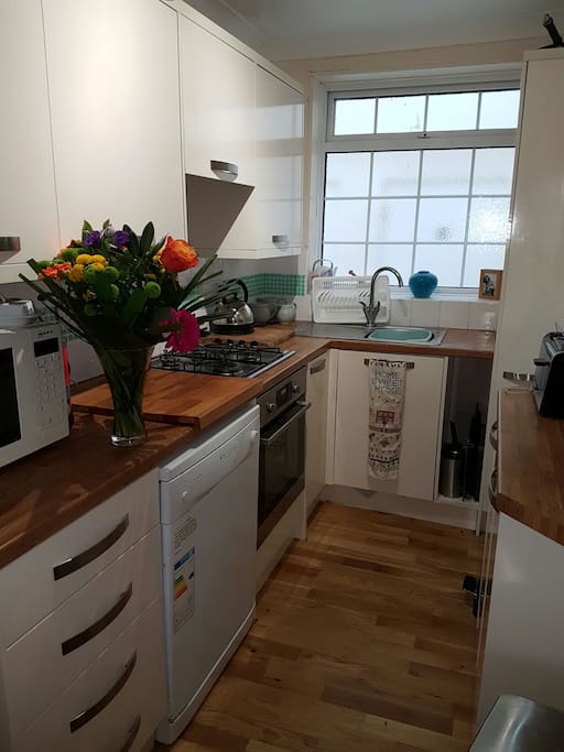 Small but well equipped kitchen