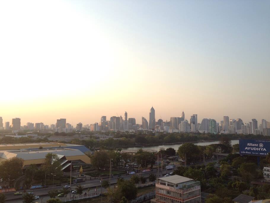 View from the bedroom's balcony