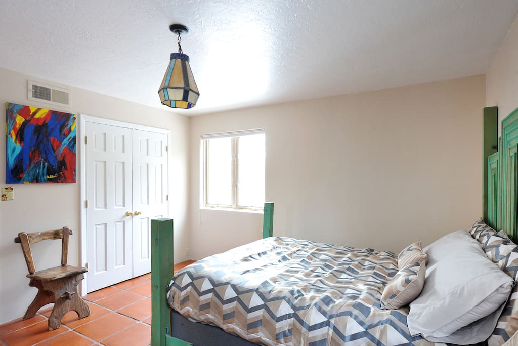 Each bedroom has a large closet and windows for viewing the outdoors