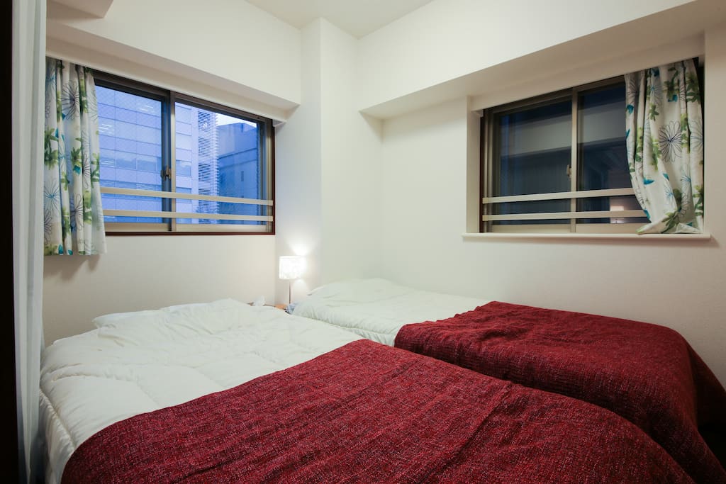 bed room:two single beds