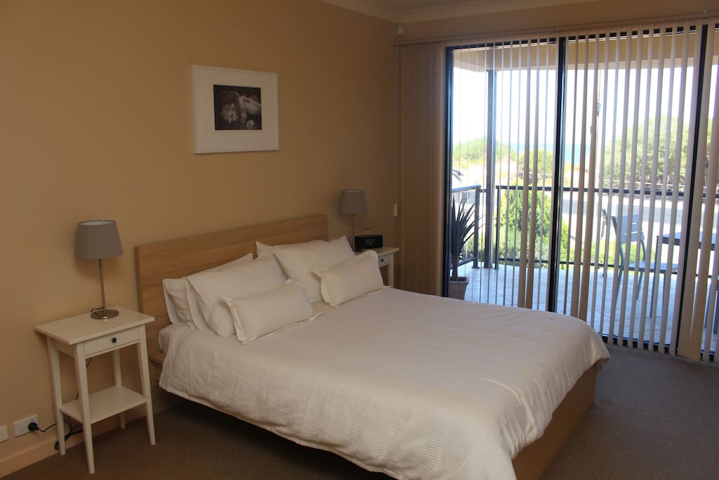 Main Bedroom with private balcony, ensuite and spa