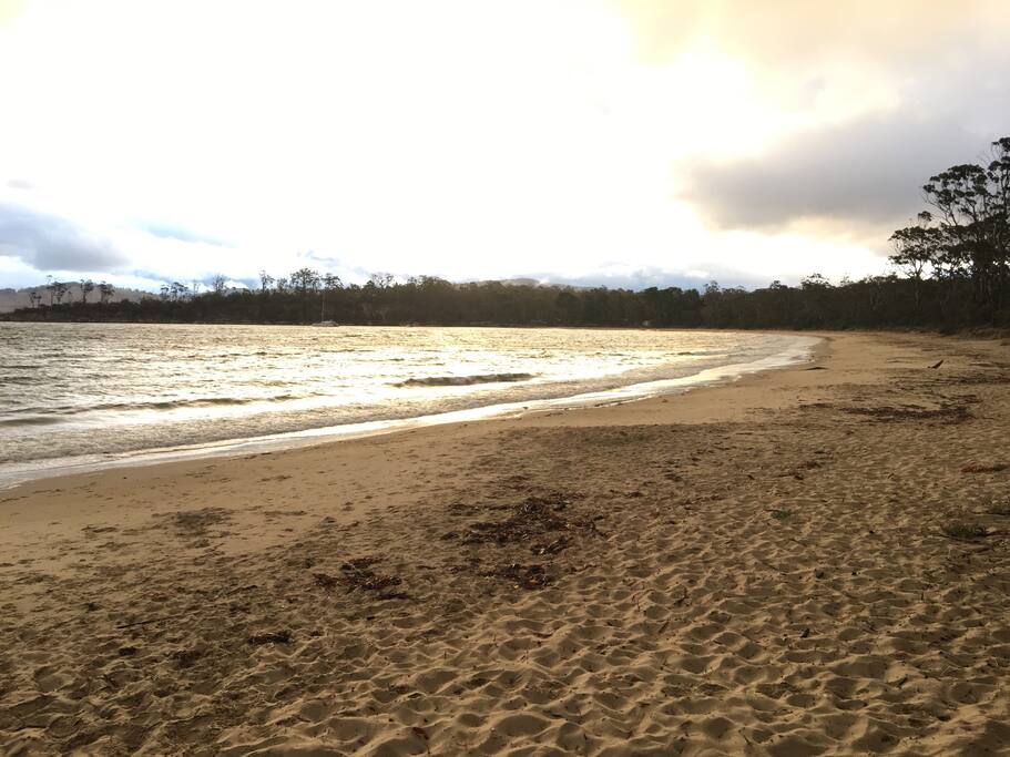 Walk along the cliffs down to Randalls bay beach