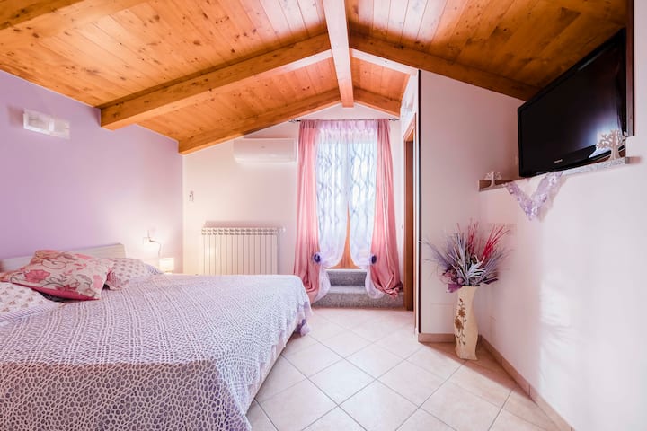 带套内卫生间的主卧，可通往全景露台