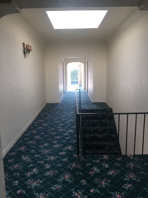 sunny hallway!
