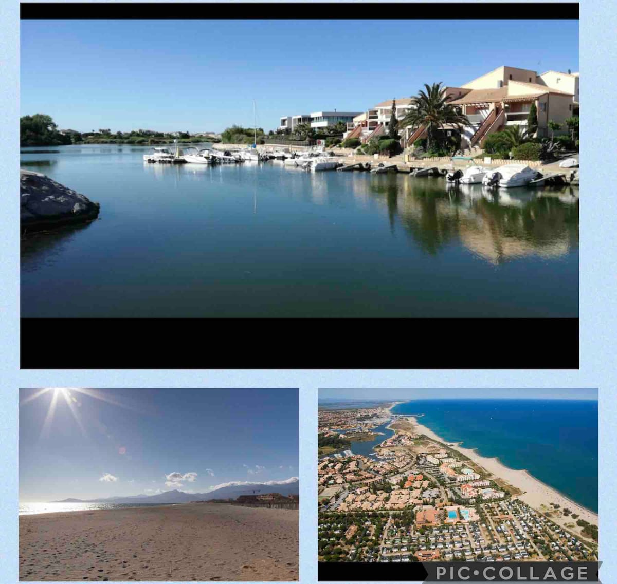 Top performing Airbnb: Air-conditioned apartment near the sea with pool in Saint Cyprien