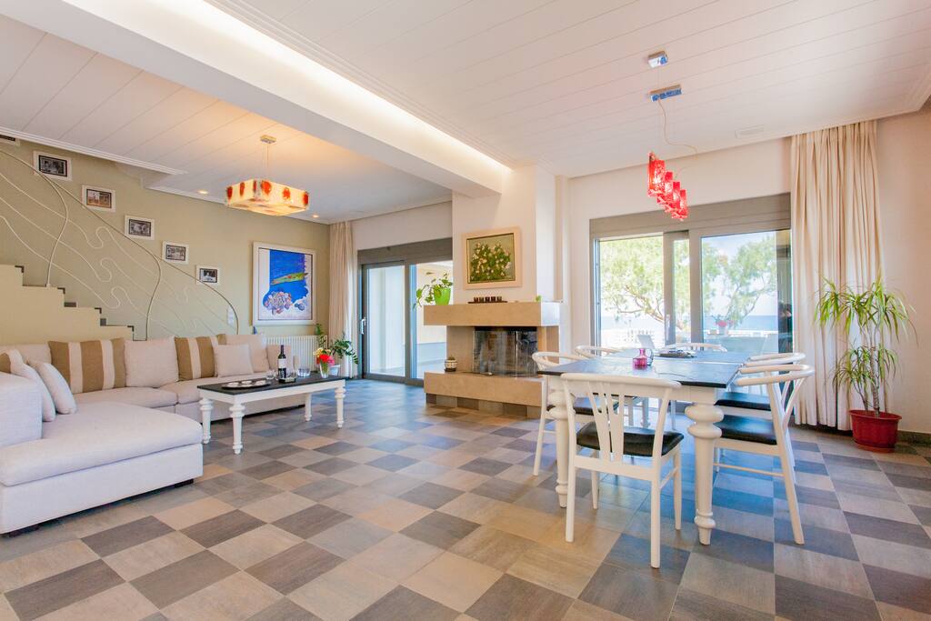 Living Room - Dining Table - Sofa