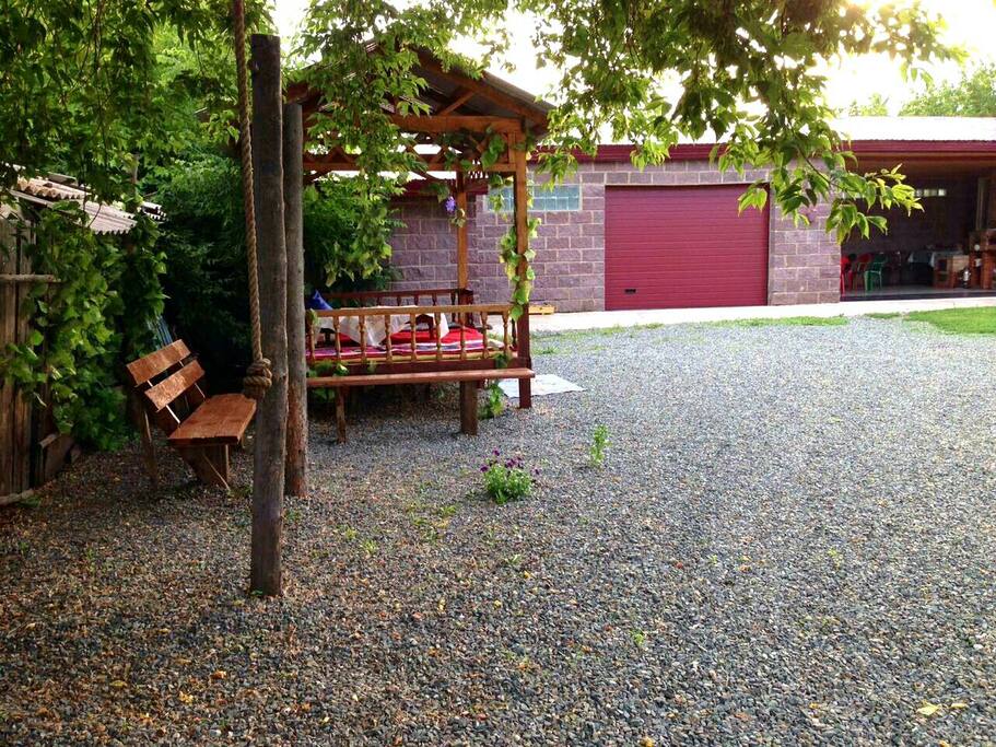 Canopy and a resting area