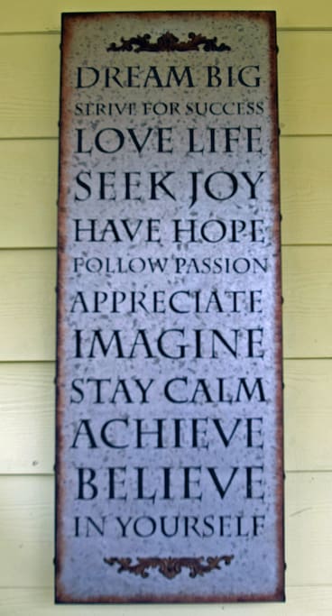 A little front porch art.