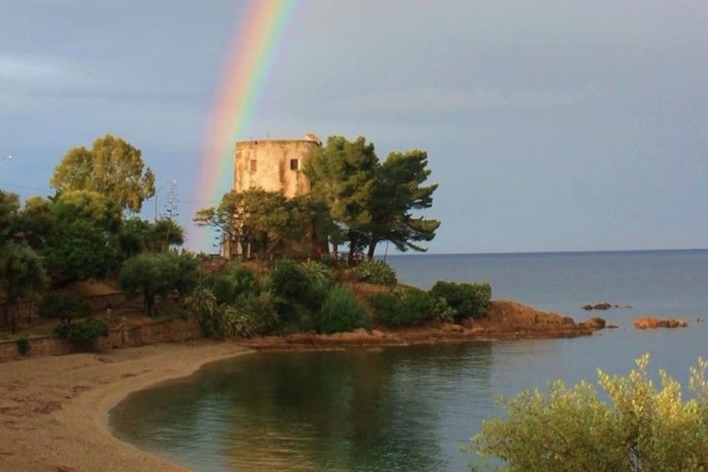 torre saracena spiaggia di santa maria navarrese