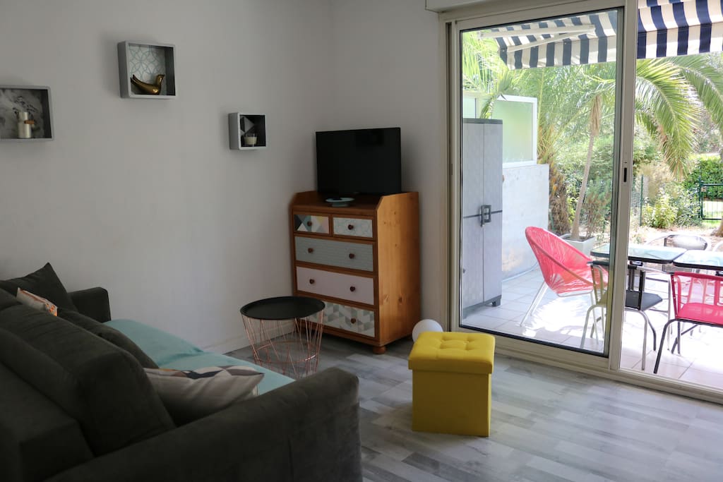 Salon vue jardin