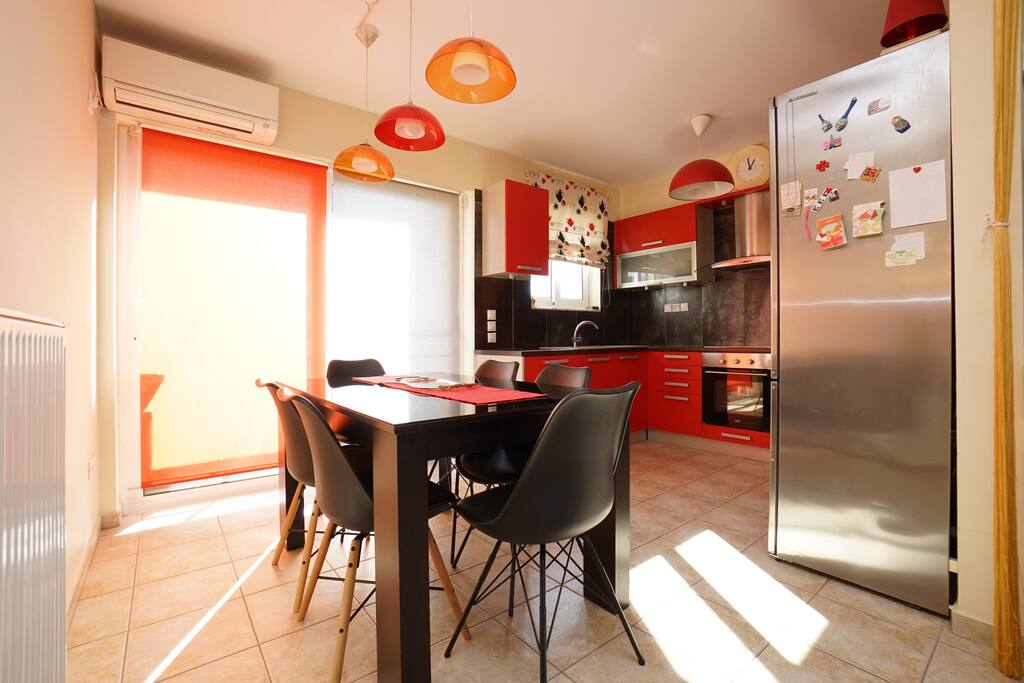 Kitchen and dining area