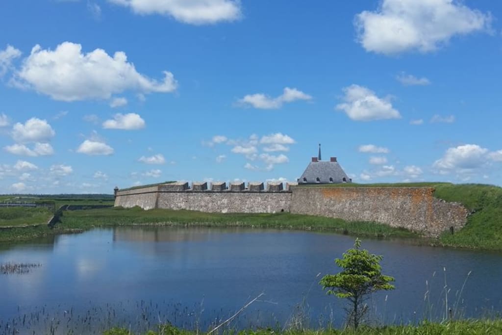 Back of Fortress Louisbourg