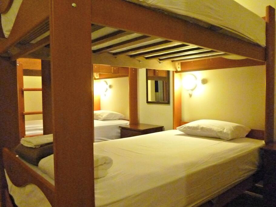 4-bed girls dorm with private bathroom (ensuite)