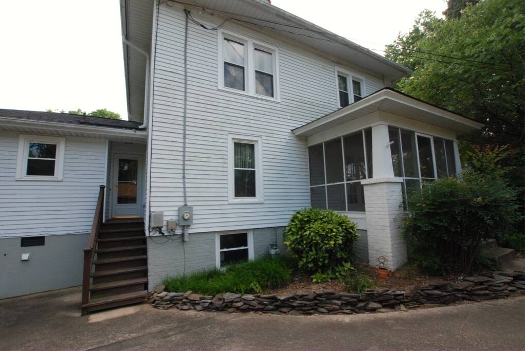 Side entrance