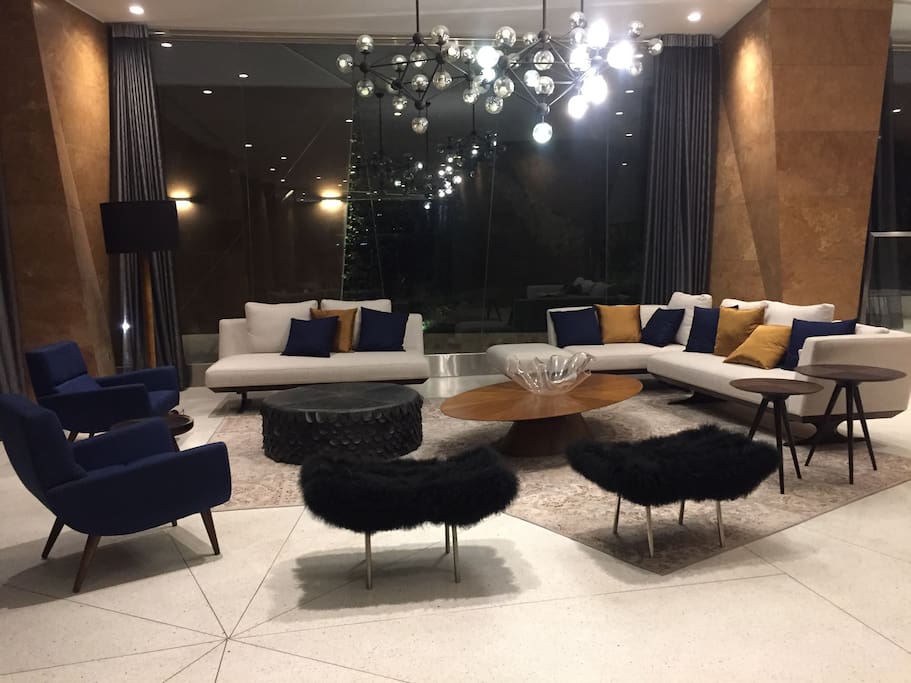 Sala de espera en el lobby
