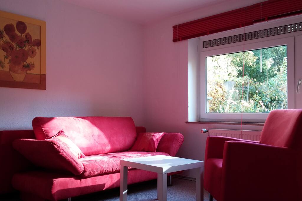 Schlafsofa im Wohn- und Schlafzimmer