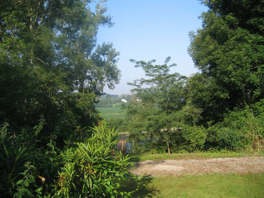 uitzicht vanaf terras