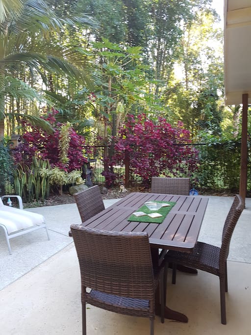 Your Outdoor Fully Fenced Yard.