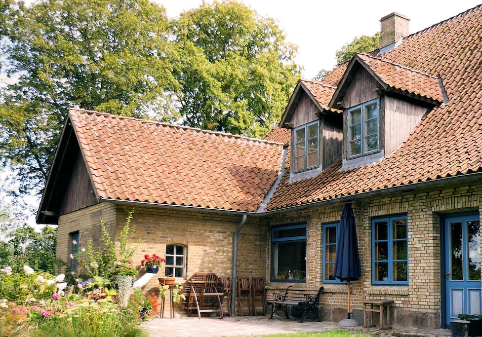 Die Terrasse für die Gäste