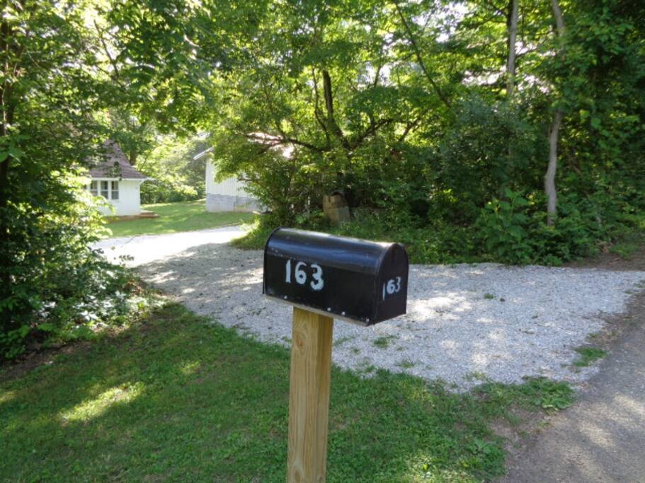 Entrance to driveway