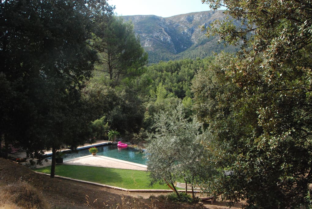 Vue de la piscine