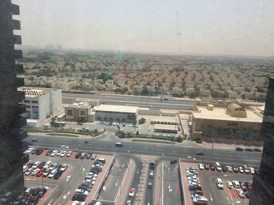 View from the window, this is opposite side of Sh. Zaid Rd.