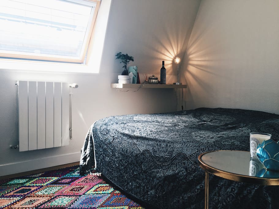 the bedroom