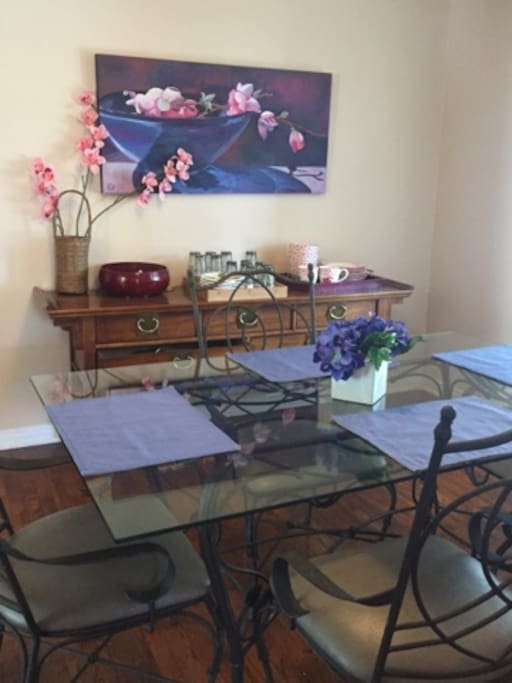Dining Room with "local menus"